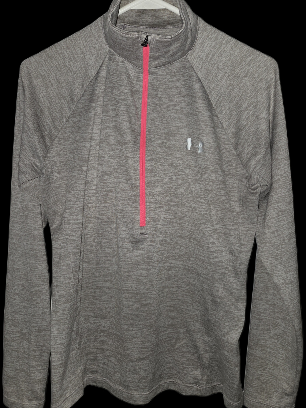 Under Armour Heather Gray Performance Heatgear Pullover Medium
